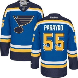 Colton Parayko St Louis Blues Adidas Primegreen Authentic NHL Hockey Jersey - Home / XXS/42