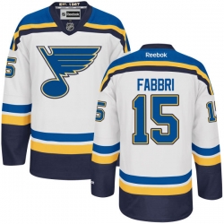 Reebok Robby Fabbri St Louis Blues 2017 NHL Winter Classic Hockey Jersey  Blue XL